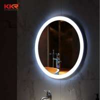 Contemporary Smart Roid Wash Basin Round Battery Led Bathroom Room LED Mirror